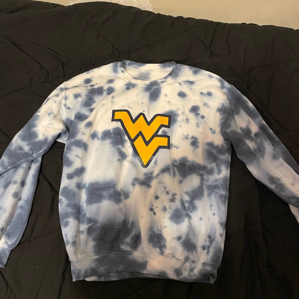 Tie dye west virginia crewneck